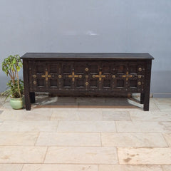 Indian Furniture Solid Hard Wood Carved Console Table