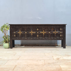 Indian Furniture Solid Hard Wood Carved Console Table