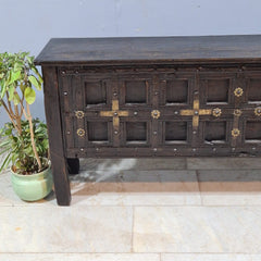 Indian Furniture Solid Hard Wood Carved Console Table