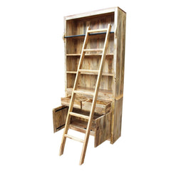 AVALON INDIAN WOODEN ZEN MANGO BOOKSHELF