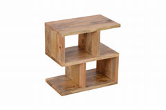 Mango Classic Handmade Solid Mango Wood Wall Shelf 50x30x50Cm