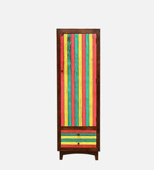 Rainbow Handmade Solid Wood Cabinet In Multi Colour