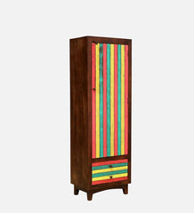 Rainbow Handmade Solid Wood Cabinet In Multi Colour