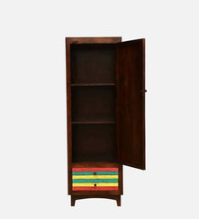 Rainbow Handmade Solid Wood Cabinet In Multi Colour