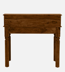 Shanti Surprise Sheesham Wood Writing Table in Scratch Resistant Provincial Teak Finish