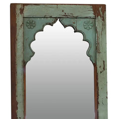 Handmade Antique Old Wood Wall Mirror Frame  60x7x132Cm