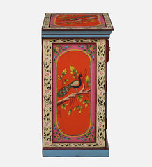 Solid Wood Hand-Painted Cabinet