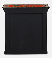 Solid Wood Hand-Painted Cabinet