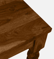 Shanti Surprise Sheesham Wood 6 Seater Dining Table in Scratch Resistant Provincial Teak Finish