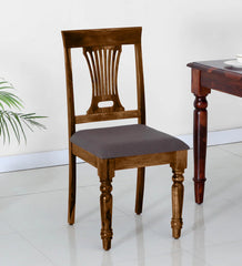 Shanti Surprise Sheesham Wood Dining Chair in Scratch Resistant Provincial Teak Finish (Set Of 2)