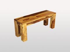 Solid Sheesham Wood Dining Bench