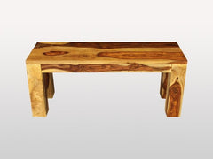 Solid Sheesham Wood Dining Bench
