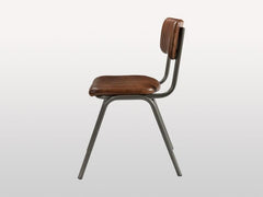 Industrial Hart Chair Leather Seat