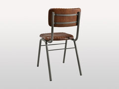 Industrial Hart Chair Leather Seat