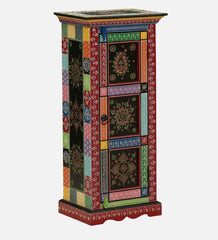 Brush & Timber Handmade Mango Wood Handpainted Cabinet