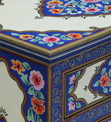 Solid Wood Hand-Painted Cabinet