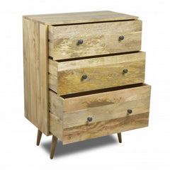 Avalon Solid wood Chest of 3 Drawers 100CM