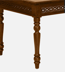 Shanti Surprise Sheesham Wood 6 Seater Dining Table In Scratch Resistant Provincial Teak Finish