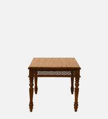 Shanti Surprise Sheesham Wood 6 Seater Dining Table In Scratch Resistant Provincial Teak Finish