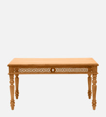 Shanti Surprise Sheesham Wood 6 Seater Dining Table In Scratch Resistant Rustic Teak Finish