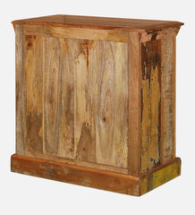 Rainbow Reclaimed Wood Handmade Chest Of Drawers In Distress Finish