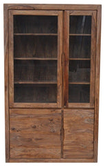 MADE TO ORDER Avalon Solid Wood Display Large Cabinet 120x40x200 cm