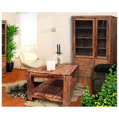 MADE TO ORDER Avalon Solid Wood Display Large Cabinet 120x40x200 cm