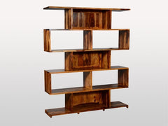 Indian Sheesham Wood Enzo Library Bookshelf