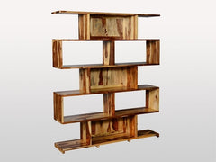 Indian Sheesham Wood Enzo Library Bookshelf