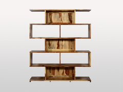 Indian Sheesham Wood Enzo Library Bookshelf