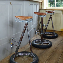 Bike Wheel Bar Stool