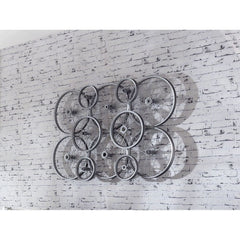 Bike Wheel Recycled Wall Art