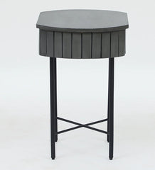 Kraft Bazaar Oval Side Table 55x40x60Cm