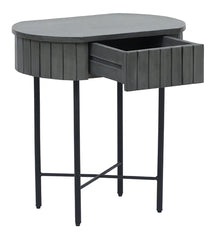 Kraft Bazaar Oval Side Table 55x40x60Cm