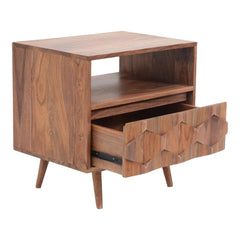 Mid-Century Modern Natural O2 Nightstand