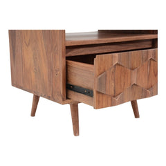 Mid-Century Modern Natural O2 Nightstand