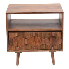 Mid-Century Modern Natural O2 Nightstand