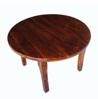 EXTENDING WOODEN TABLE, ROUND COLONIAL 120/160 cm