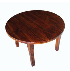 EXTENDING WOODEN TABLE, ROUND COLONIAL 120/160 cm