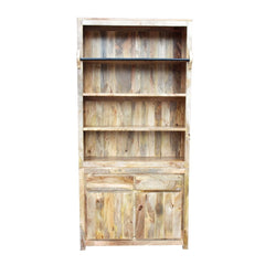 AVALON INDIAN WOODEN ZEN MANGO BOOKSHELF