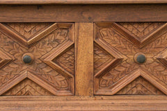 Hand Carved Solid wood Hall Side Table Console Table 140 cm