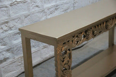 Antique Indian Hand Carved Hall Side Table