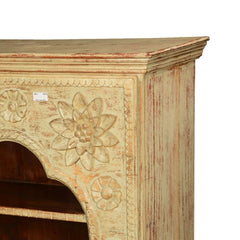 Mehrab Carved Solid wood Hall Table Brown