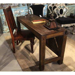 Antique Old Solid wood Hall Table Brown