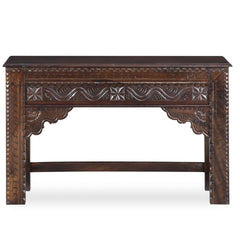 Indian Antique Hand Carved Solid wood Hall console table