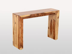 Solid Sheesham Wood Console Table 140cm