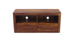 MADE TO ORDER Indian Wooden TV Unit Honey Brown 120x40x55 cm