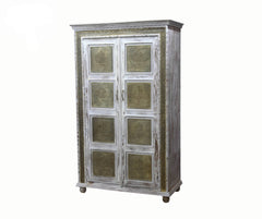 MADE TO ORDER Maharaja Wooden Wardrobe Cabinet 120x55x200 cm