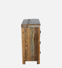 Nirvana Reclaimed Wood Crockery Unit In Distress Finish