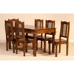 Takat 6 seater 150 x 90cm dining setting with 6 chairs